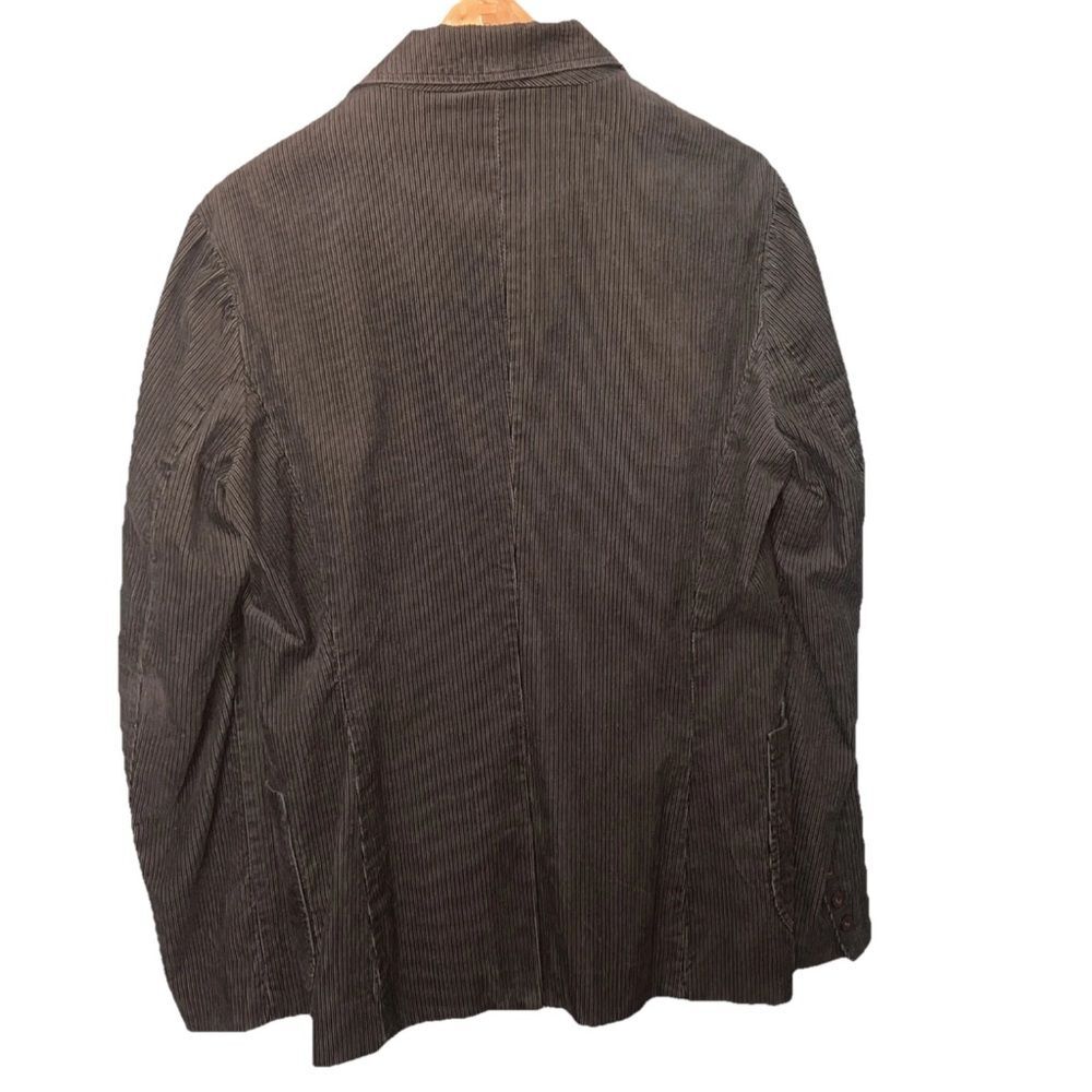 Guess Blazer Sports Jacket Corduroy Army Green Men's Size Medium Lined - Picture 2 of 10